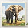Diamond Painting-DIY Full Round Drill Elephant(35*35CM)