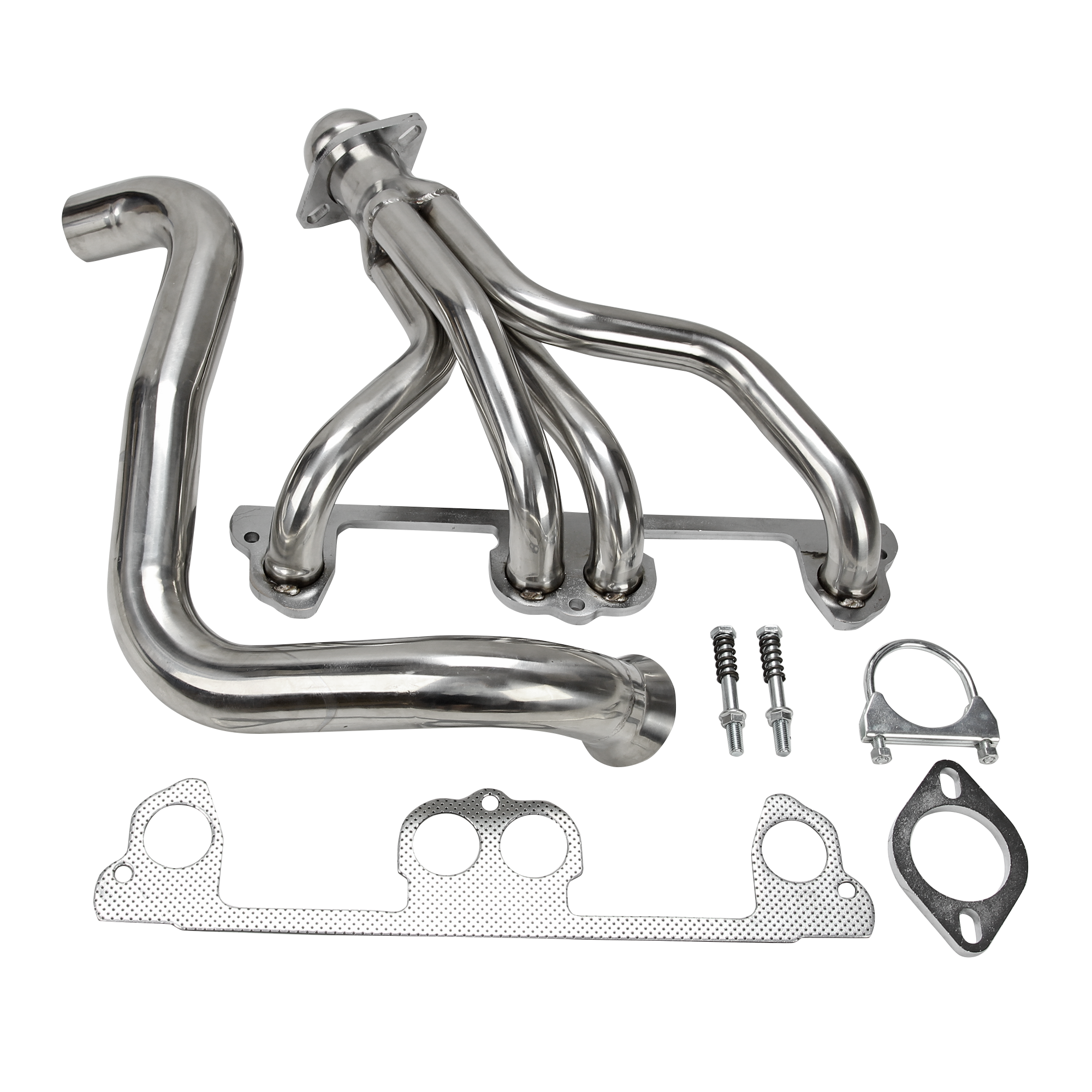 Fits Jeep Wrangler TJ 2.5L L4 Stainless Manifold Header w/ Pipe 97-99 New