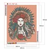 Diamond Painting -5D Full Round Drill Girl(50*40 CM)