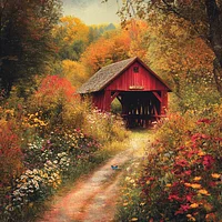 The Tranquil Bridge - Diamond Painting