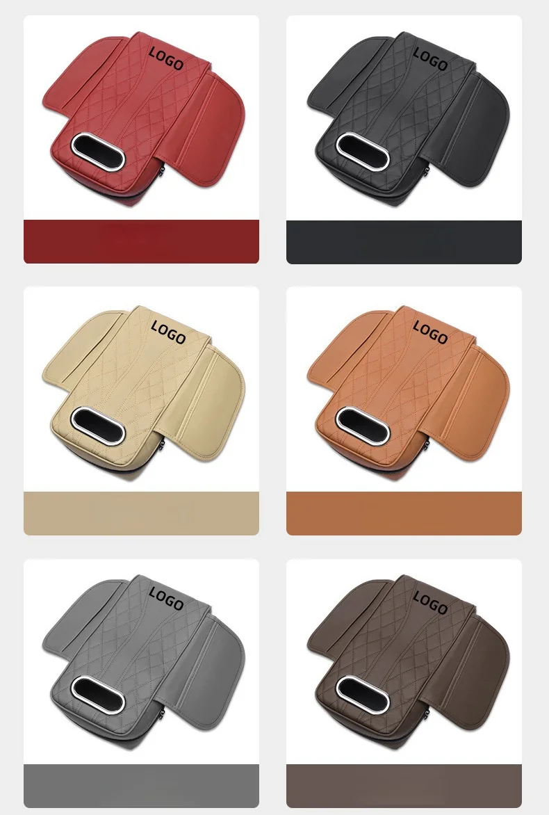 Car multifunctional height increasing and enlarged style armrest box mat