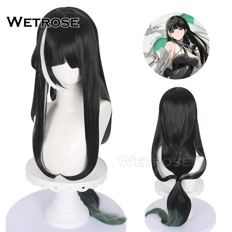 [Wetrose] In Stock Wuthering Waves Baizhi 白芷 설지 Cosplay Costume Wig Full Set