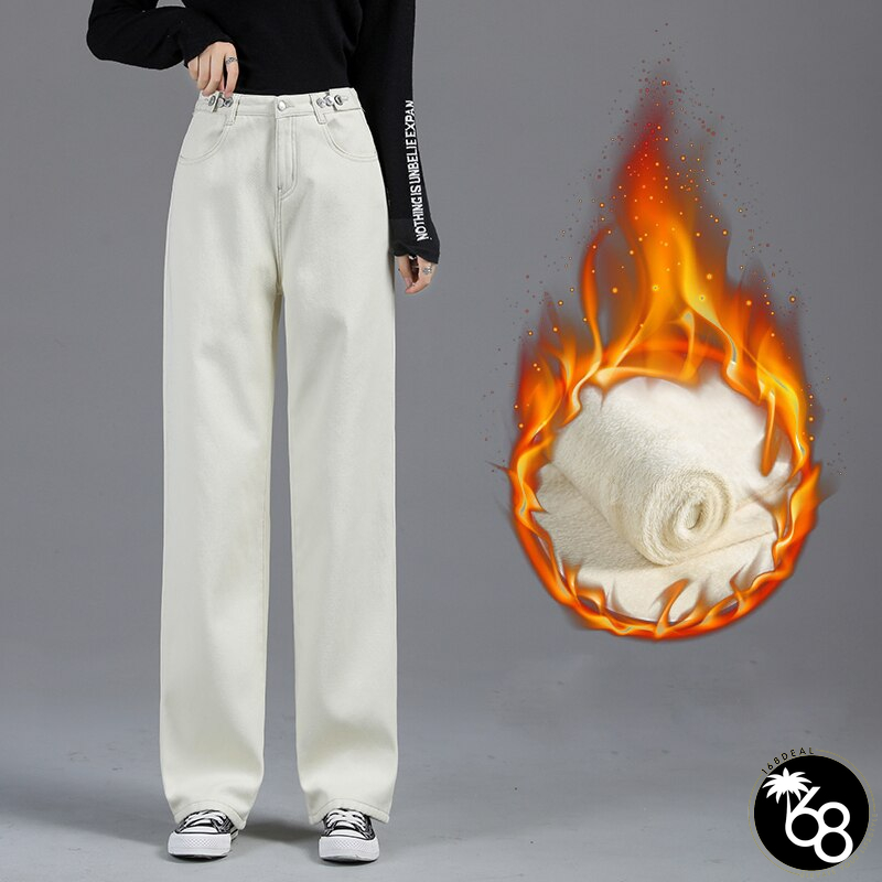 Women's Cotton High Waist Zipper Fly Closure Solid Casual Pants | 168DEAL