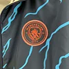 2023/2024 Manchester City Reversible Windbreaker Navy blue Soccer Jersey 1:1 Thai Quality perfectftball