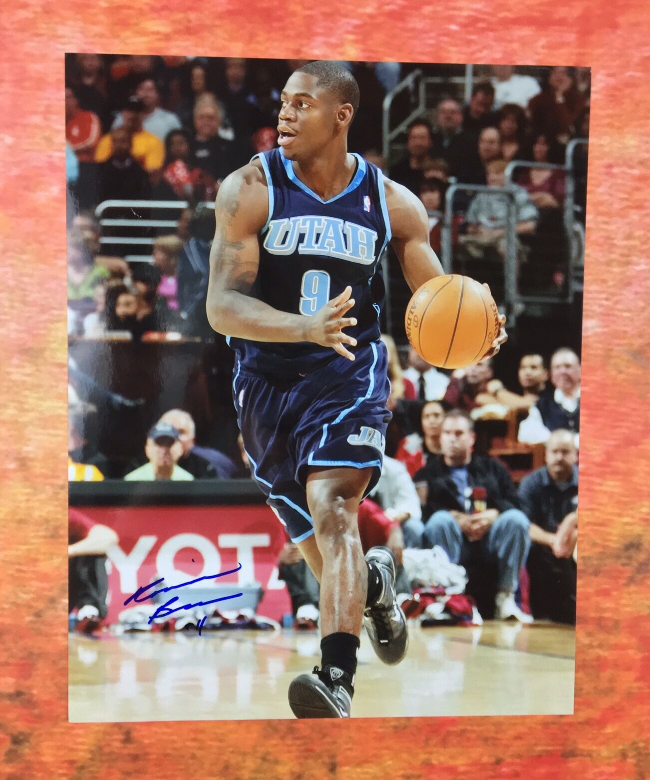 GFA Utah Jazz * RONNIE BREWER * Signed 11x14 Photo Poster painting COA