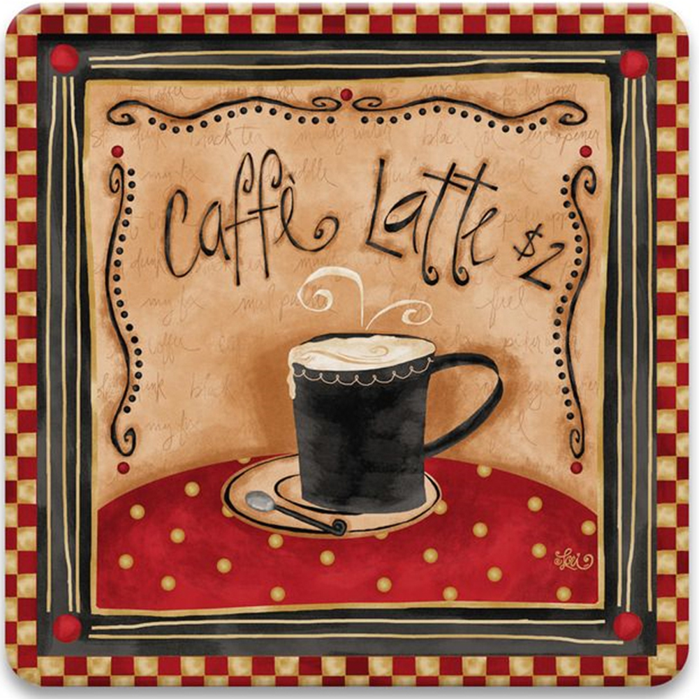 

Coffee - Round Drill Diamond Painting - 40*40CM, 501 Original