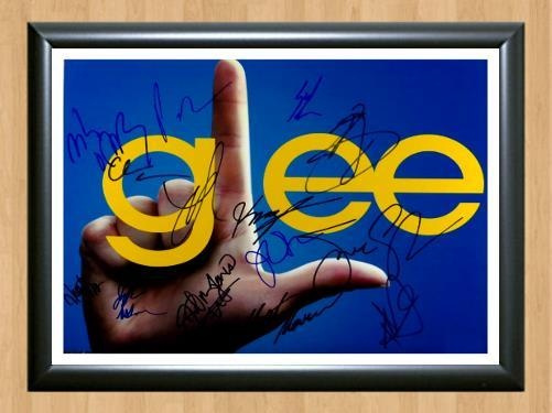 Glee Cast Signed Autographed Photo Poster painting Poster Print Memorabilia A4 Size