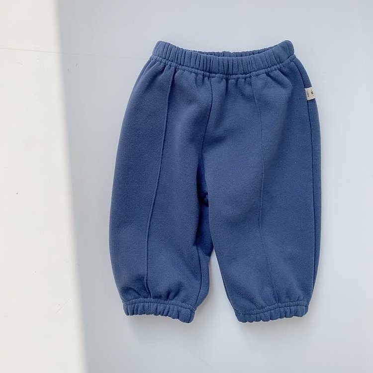 Baby Solid Color Thicken Casual Pants