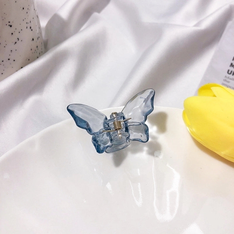 Sweet Butterfly Resin Transparent Hair Clip