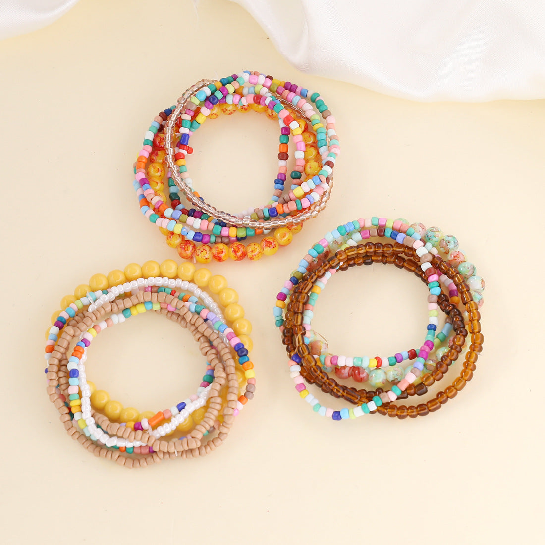 Women Bohemian Heart Bead Bracelets