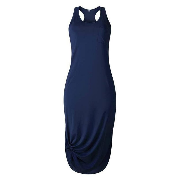 Summer Long Dress Women Maxi Sleeveless Loose Dress Female Bodycon Sexy Backless Dress Ladies Casual Straight Dresses For Women