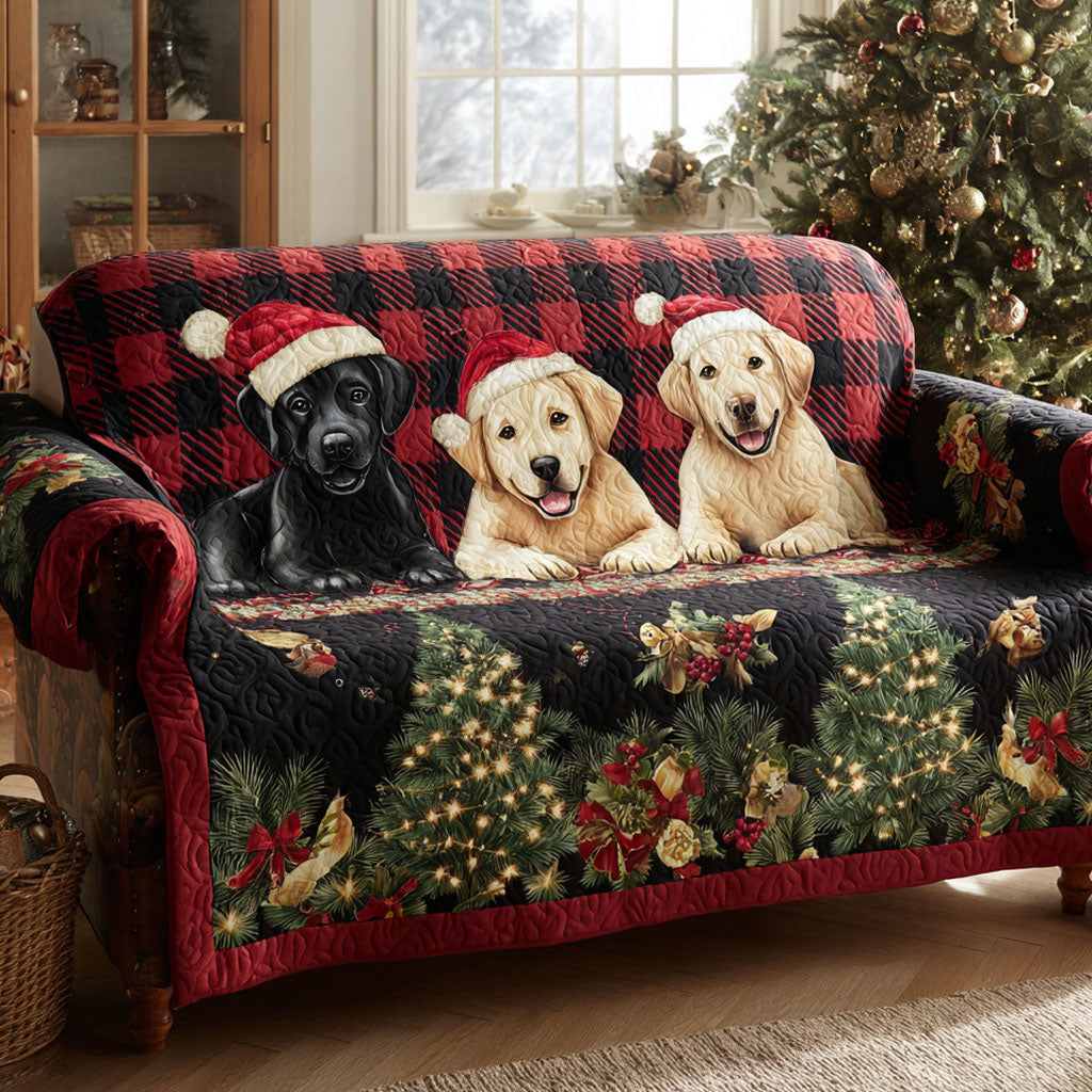 Festive Friends Quilted Sofa Cover NCU0TV846 everthome