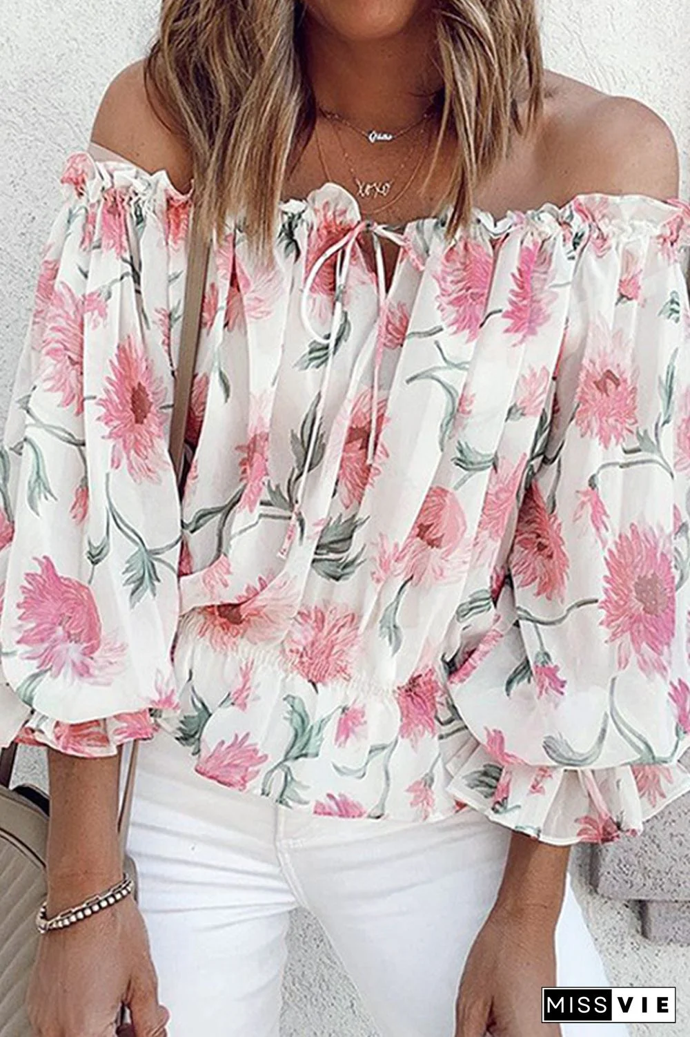Beautiful Blooms Floral Print Blouse P12425