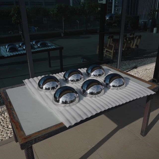 Stainless Steel Hemisphere &ndash; 1.5mm Thick Mirror Polished Decorative 