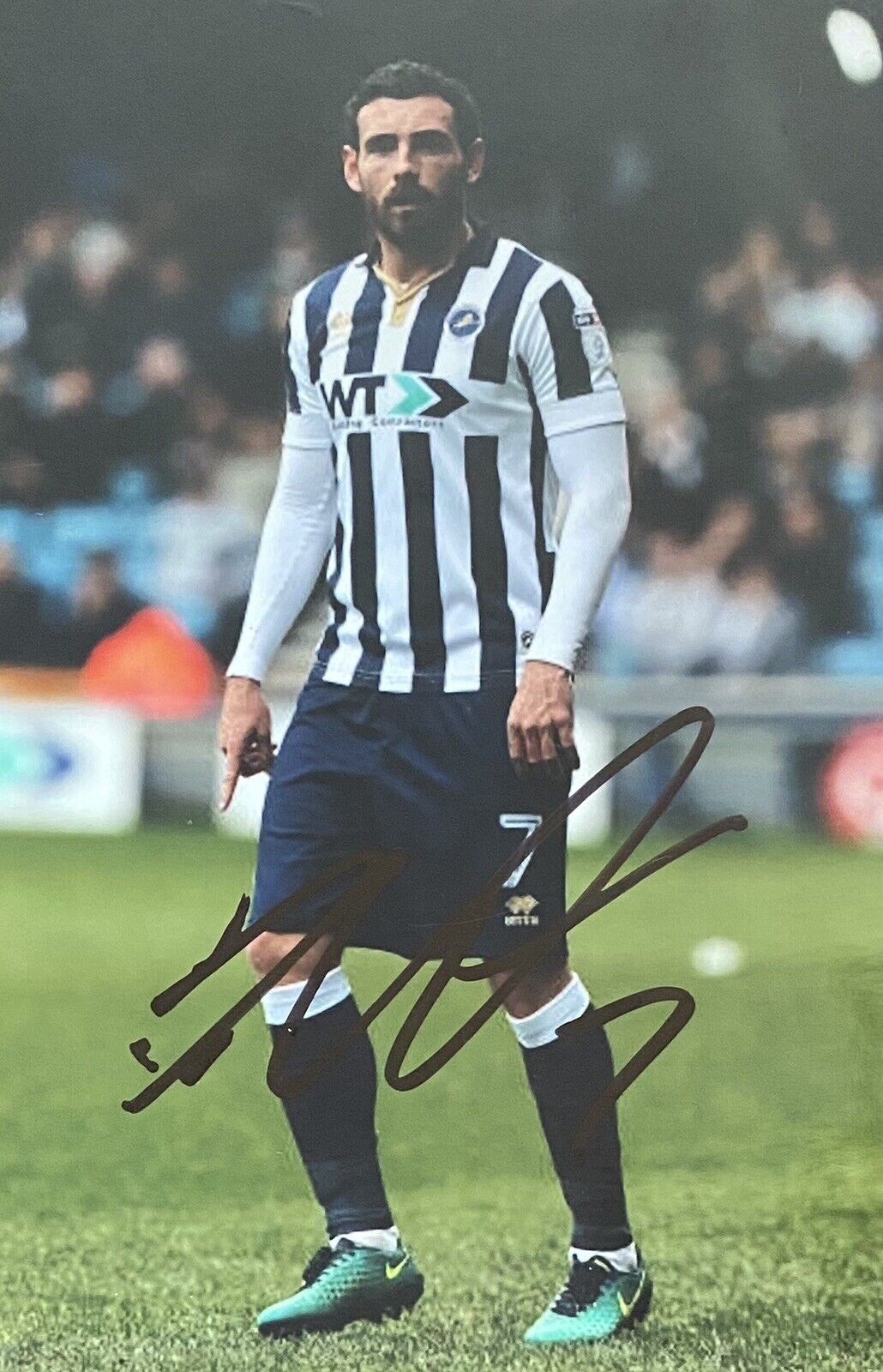 David Warrall Genuine Hand Millwall 6X4 Photo Poster painting