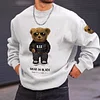 Teddy Bear Men's Casual Sweatshirt by Inlyline