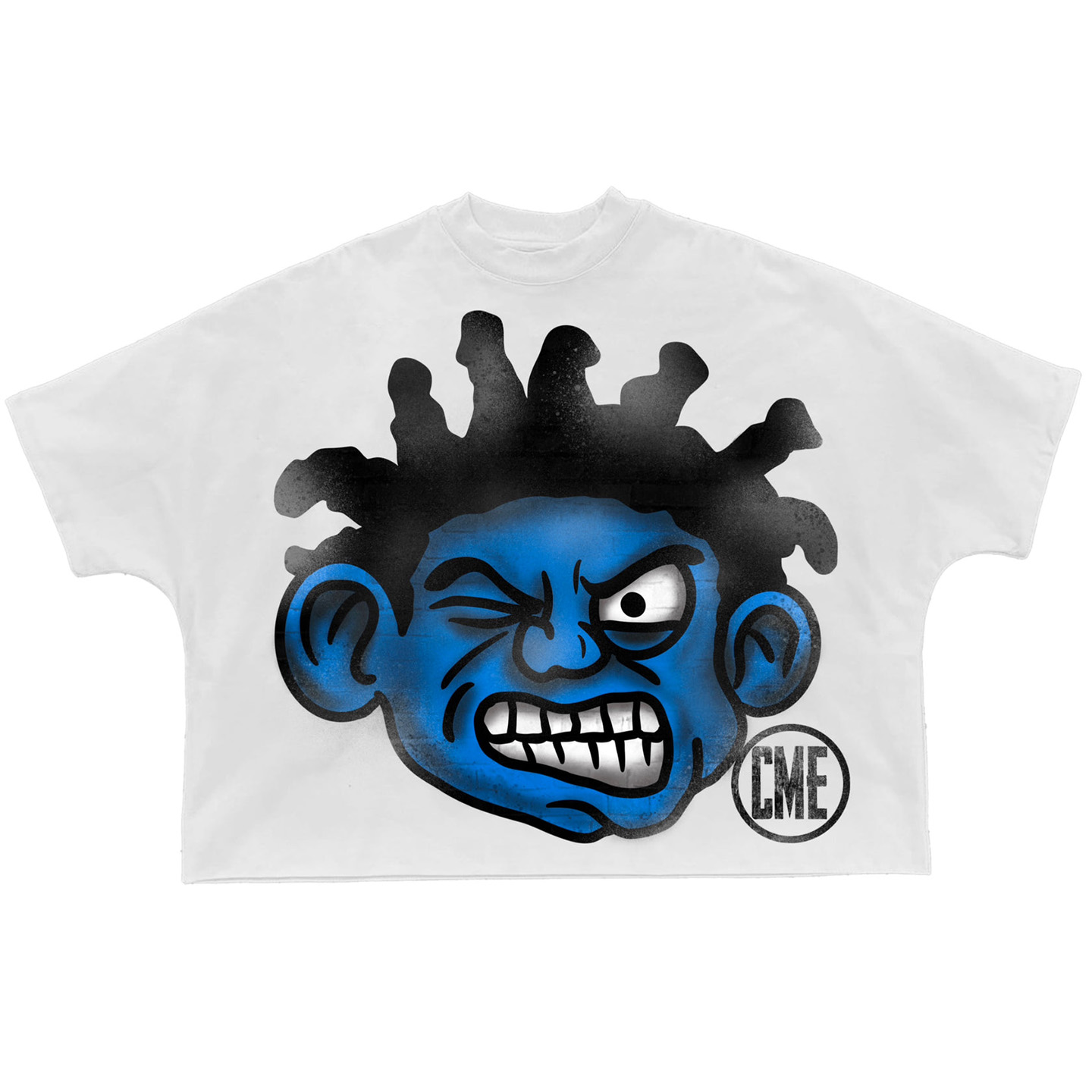Vintage Cartoon Graphic Cotton Cropped T-Shirts - SOPULA