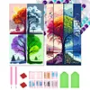 2pcs Diamond Painting -DIY Round Drill Four Seasons Tree(40x70cm)