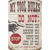 Tool Rules - Vintage Metal Signs(8*12Inch/12*16Inch)