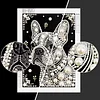 Diamond Painting-DIY Special Shaped Drill Pearl Painting Dog(30x40cm)