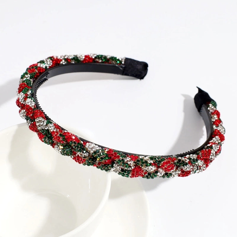Women’s Vacation Minimalist Multicolor Rhinestone Inlay Rhinestones Hair Band