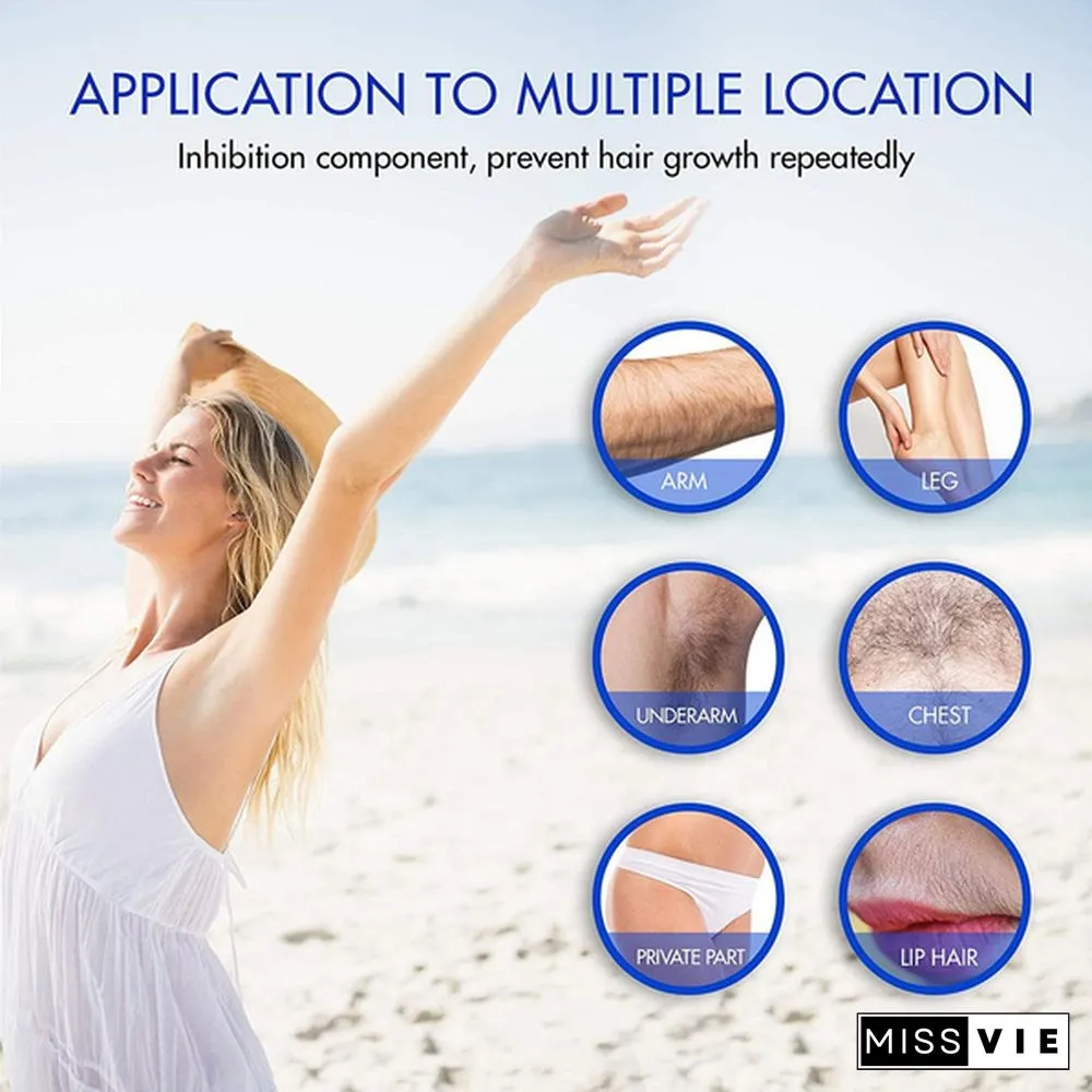 10ml/Permanent Hair Removal Spray Inhibiting and Reducing To Stop Hair Growth