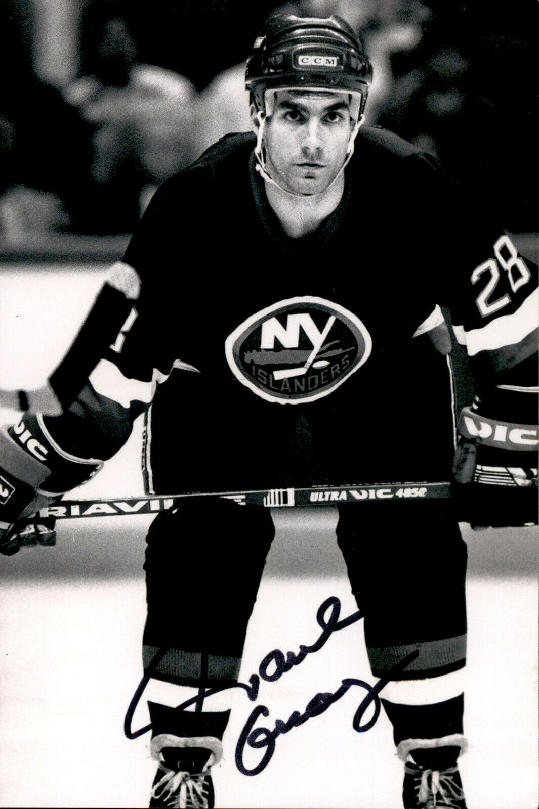 Paul Guay SIGNED autographed 4x6 Photo Poster painting NEW YORK ISLANDERS