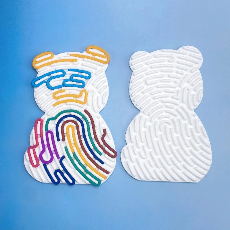 Creative Silicone Sensory Activity Board Children’s Educational Toys Food Grade BPA-free Twist Decompression Artifact