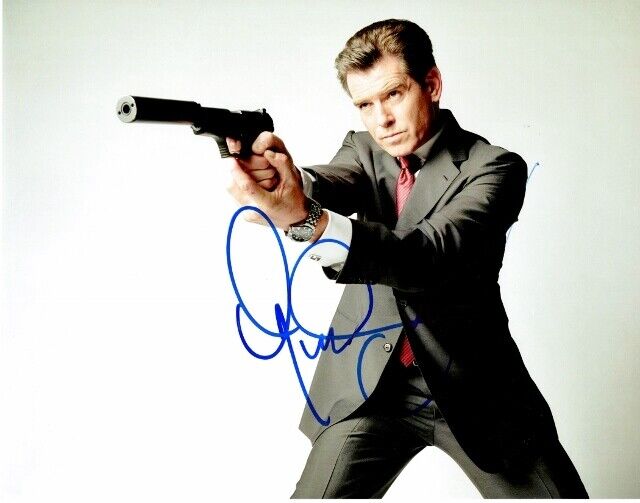 Pierce Brosnan Signed - Autographed 007 James Bond 11x14 inch Photo Poster painting -3