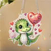 >SALE<5D DIY Diamond Painting Dots Pendant Cute for Garden Window Decor (Crocodile)