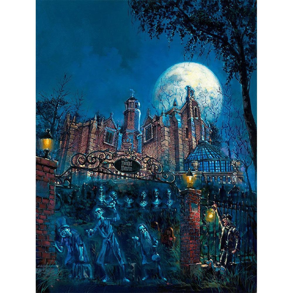 

Halloween Haunted House - Round Drill Diamond Painting - 40*50CM, 501 Original