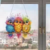 Diamond Painting Acrylic Birds Diamond Painting Art Pendants for Adults