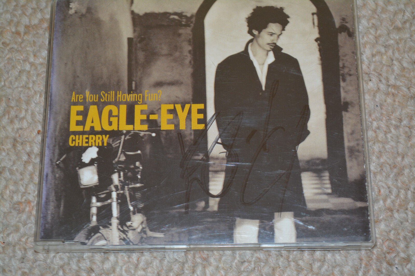 EAGLE-EYE CHERRY signed autograph In Person CD ARE YOU STILL HAEVING FUN ?