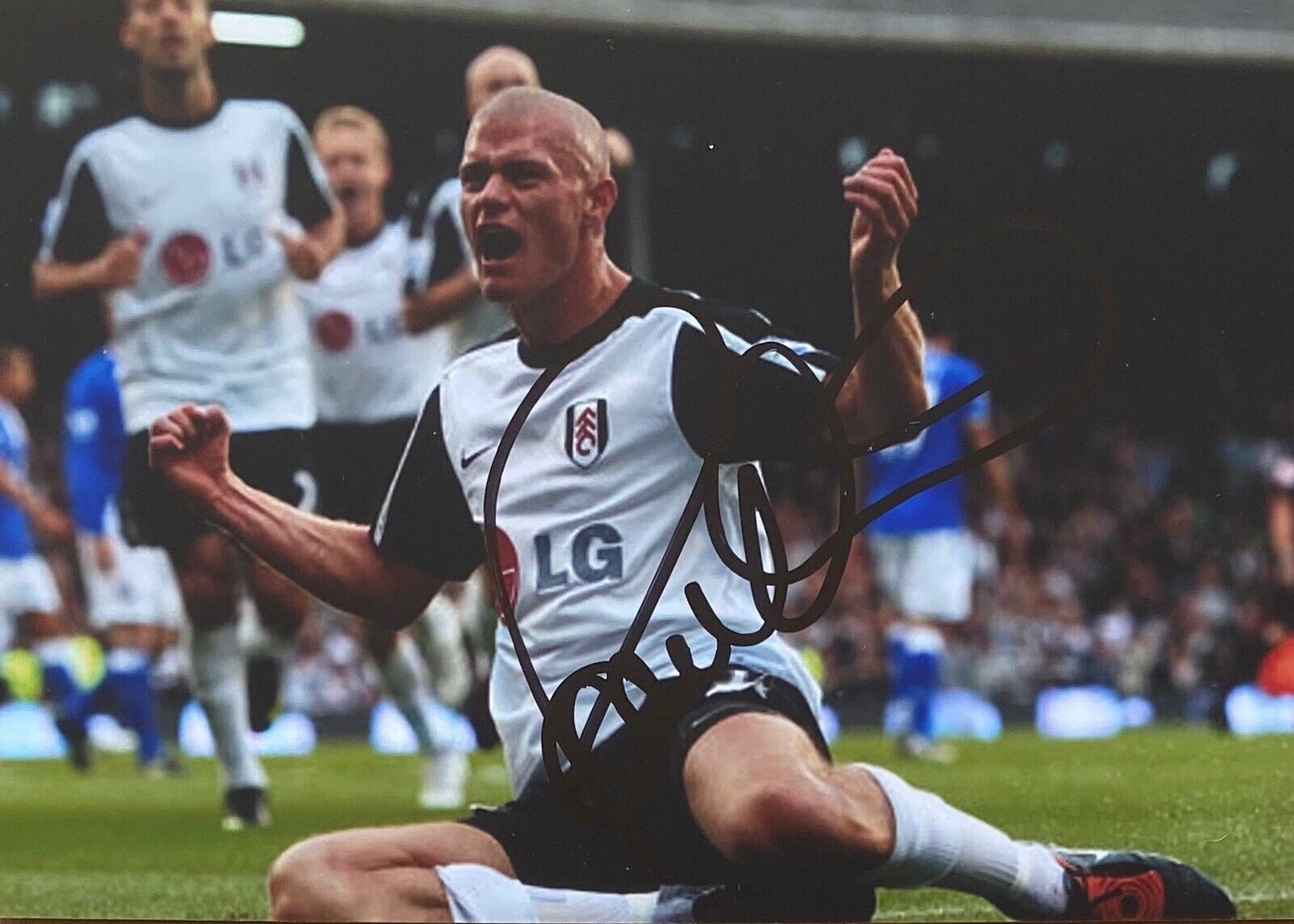 Paul Konchesky Hand Signed 6X4 Photo Poster painting - Fulham