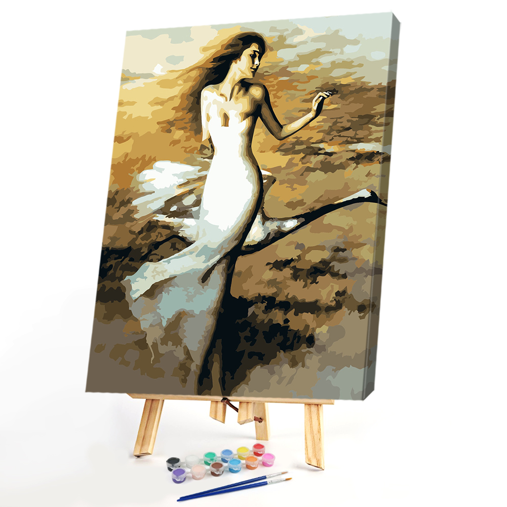 

40*50CM Paint By Numbers-Swan Dancer, 501 Original