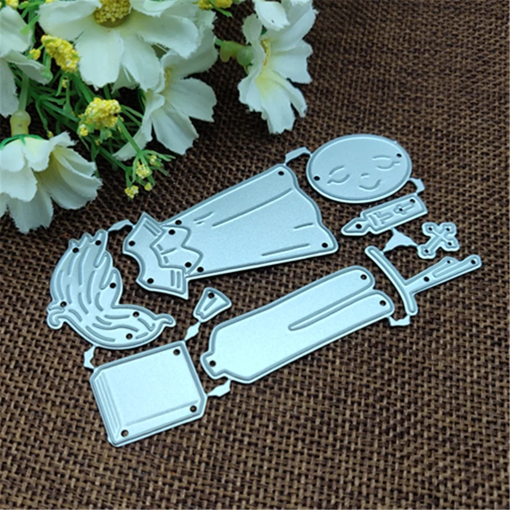 Nigikala Pure Angel Metal Cutting Dies Stencils For DIY Scrapbooking Decorative Embossing Handcraft Die Cutting Template