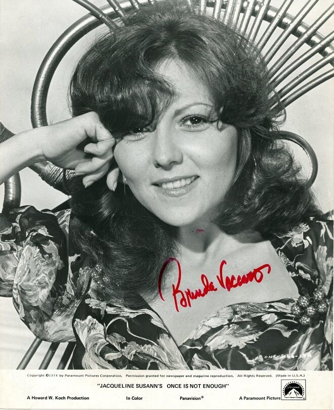 Pretty BRENDA VACCARO Signed Vintage Photo Poster painting