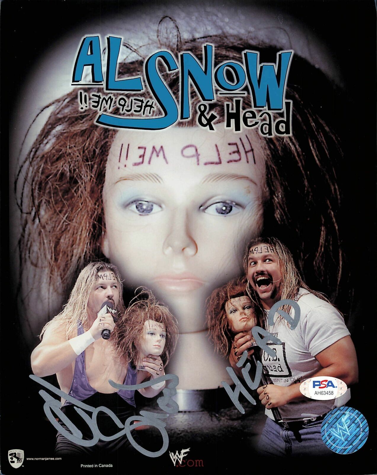 Al Snow & Head signed 8x10 Photo Poster painting PSA/DNA COA WWE Autographed Wrestling