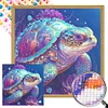 Diamond Painting -DIY Round Partial AB Drill Sea Turtles(45x45cm)