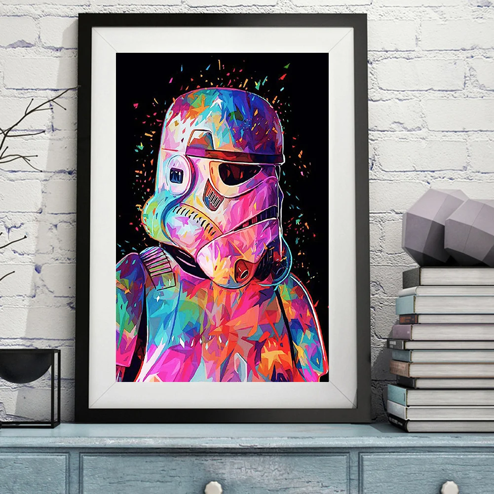 Diamond Painting - Full Round Drill - Movie Star Wars(30*40cm)