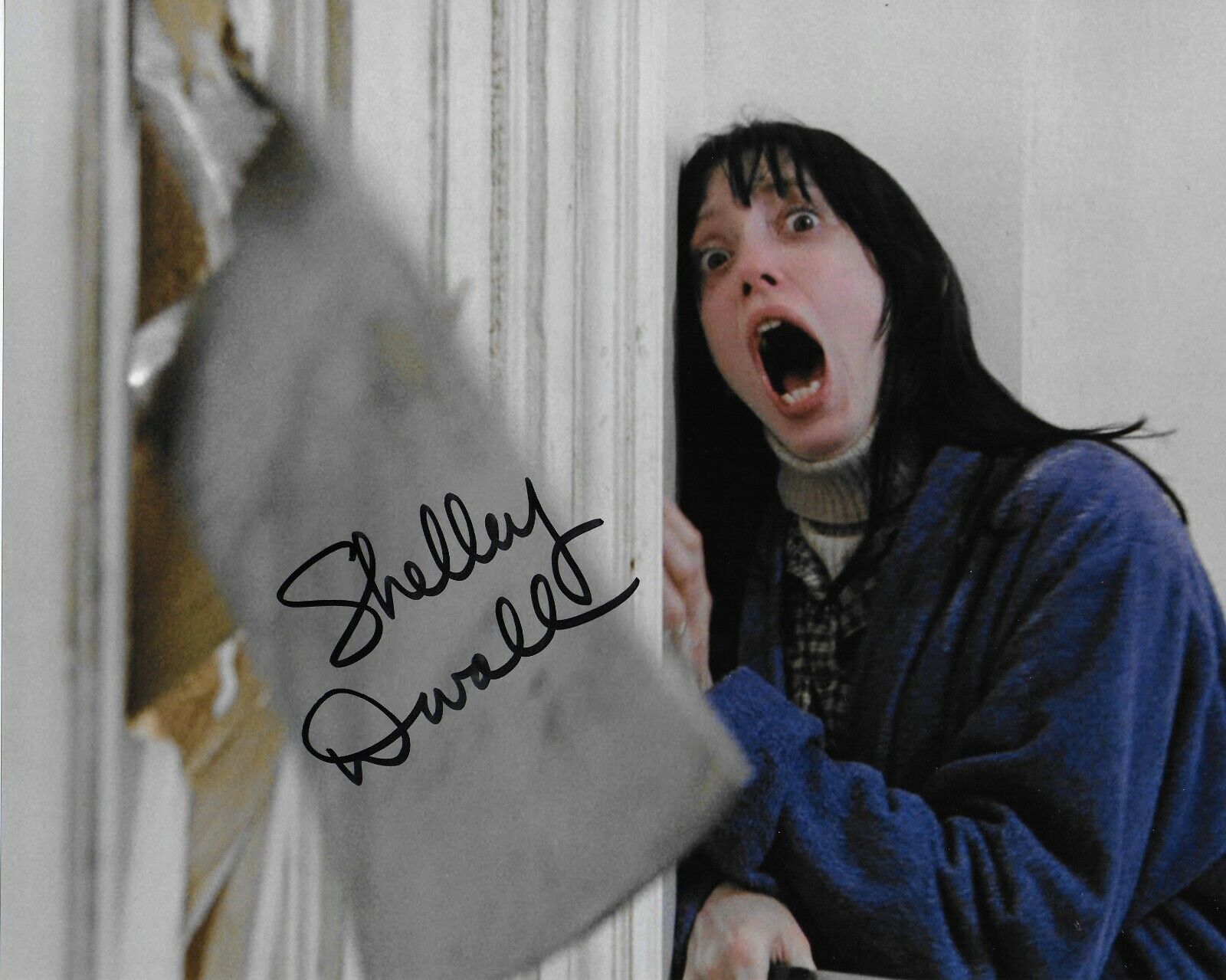 Shelley Duvall The Shining Original Autographed 8X10 Photo Poster painting