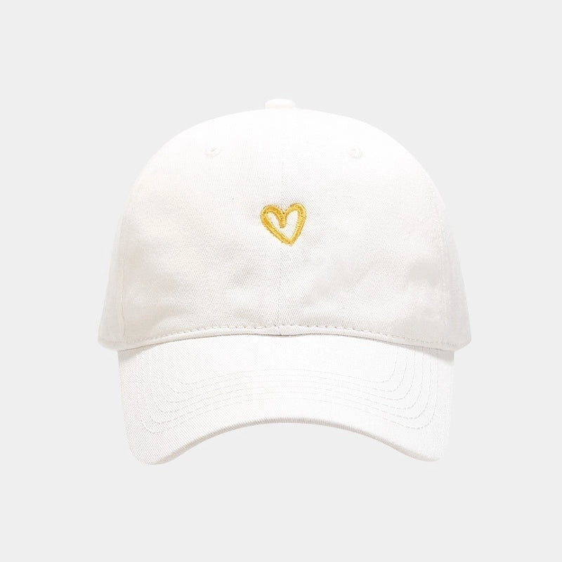 Women’s Minimalist Color Block Embroidery Flat Eaves Baseball Cap