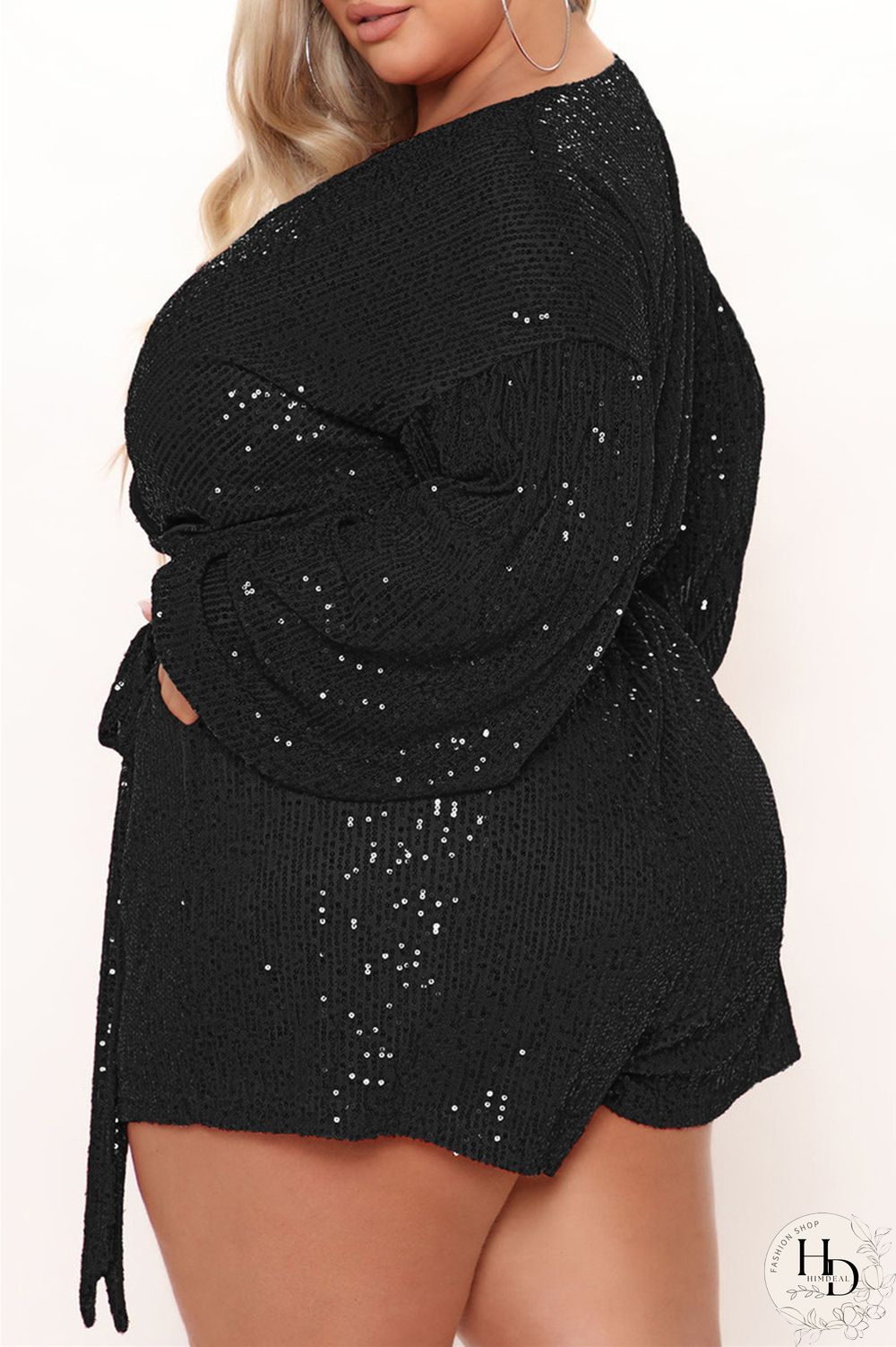 Silver White Casual Patchwork Sequins Frenulum V Neck Regular Romper