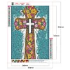 Diamond Painting -DIY Round Drill Cross