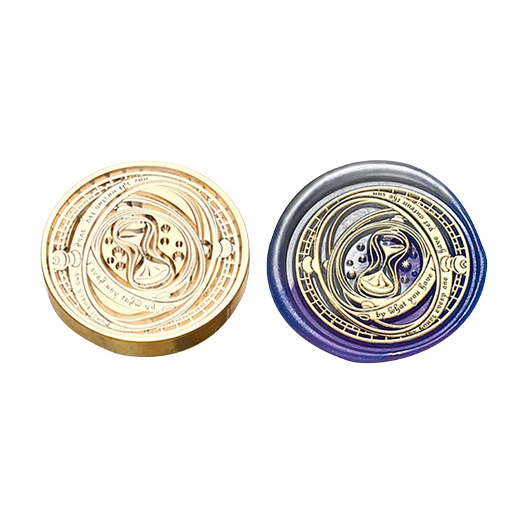 Special-shaped Stamps Copper Head Multilayer Relief for Wedding Card (Hourglass)