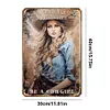 Cowboy Girl - Metal Tin Signs(8*12Inch/12*16Inch)