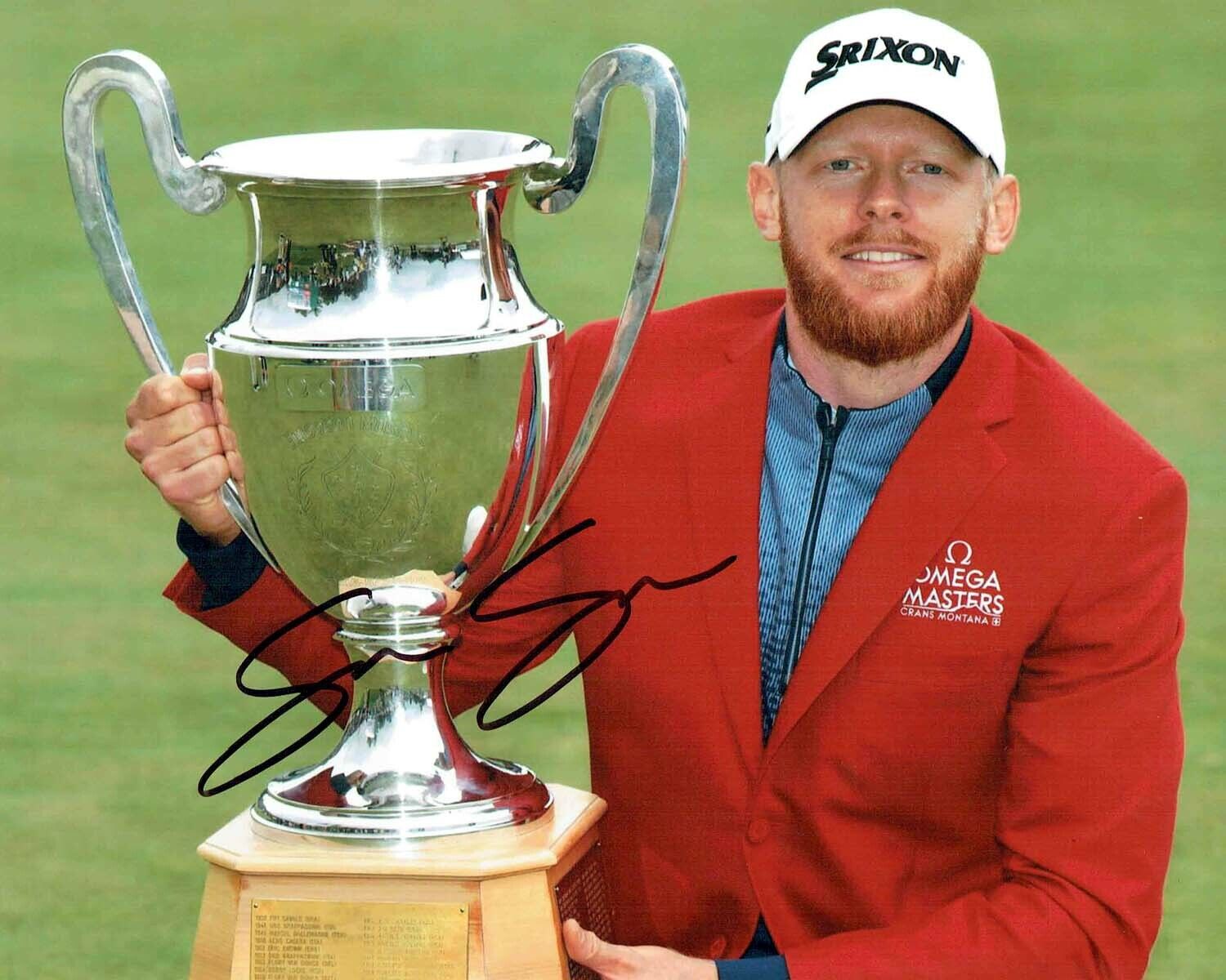 Sebastian SODERBERG 10x8 Signed Photo Poster painting 1 Golf European Tour Winner AFTAL COA