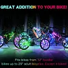 LED Bike Wheel Lights Waterproof Bicycle Spoke Lights 16 Colors Bike Tire Lights