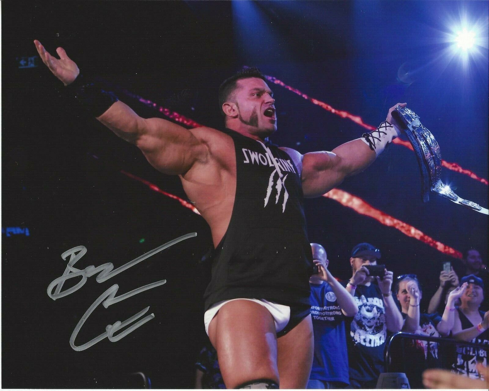 Brian Cage autographed 8x10 AEW In Person 3