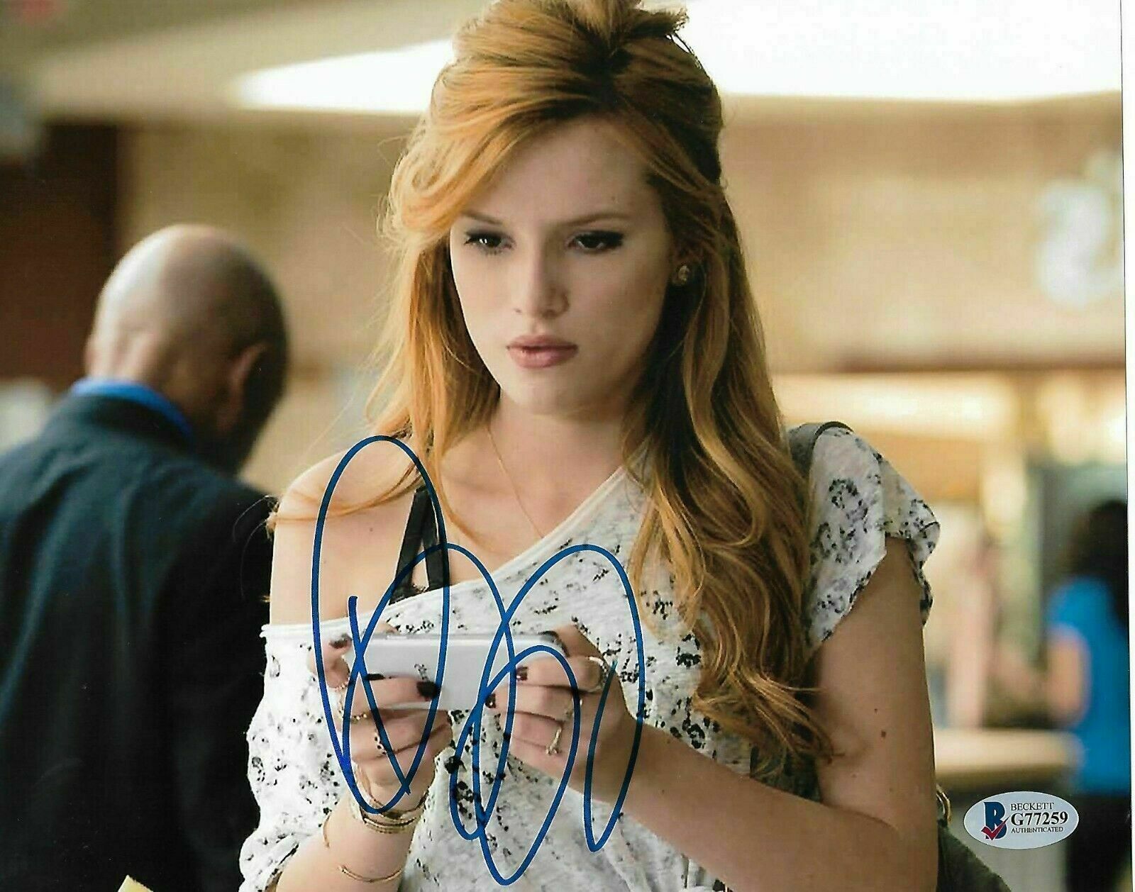 BELLA THORNE AUTOGRAPHED SIGNED HOT & SEXY BAS- BECKETT COA 8X10 Photo Poster painting